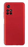 Xiaomi Poco M4 Pro 5G Mat Krmz Silikon Klf