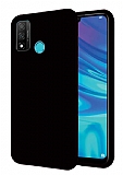 Eiroo Lansman Huawei P Smart 2020 Siyah Silikon Klf