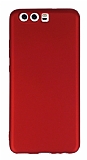 Huawei P10 Plus Mat Kırmızı Silikon Kılıf