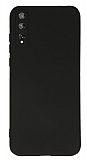 Huawei P Smart S Kamera Korumalı Siyah Silikon Kılıf
