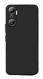 Infinix Hot 20 Kamera Korumalı Siyah Silikon Kılıf