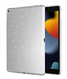 iPad Pro 10.5 7.Nesil Simli Silver Silikon Klf