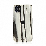 Woodenzy iPhone 11 Doğal Beyaz Ahşap Kaplama