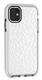 iPhone 11 Prizma effaf Beyaz Silikon Klf