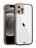 iPhone 11 Pro Kamera Korumalı Bumper Siyah Silikon Kılıf