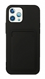 iPhone 11 Pro Kartlıklı Siyah Kılıf