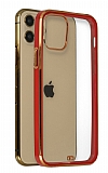 iPhone 12 / iPhone 12 Pro 6.1 inç Bumper Kırmızı Silikon Kılıf