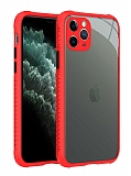 iPhone 11 Pro Max Kamera Korumalı Kaff Kırmızı Kılıf