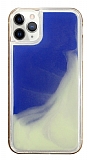 iPhone 11 Pro Neon Kumlu Mavi Silikon Kılıf