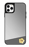 iPhone 11 Pro Yldz Figrl Aynal Silver Rubber Klf
