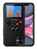 iPhone 11 Tetris Gameboy Siyah Telefon Klf