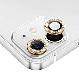 iPhone 12 6.1 in Tal Gold Kamera Lens Koruyucu