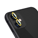 iPhone 11 Neon Sarı Kamera Lens Koruyucu