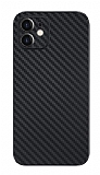 iPhone 12 Gizli Magsafe Ultra İnce Karbon Siyah Kılıf