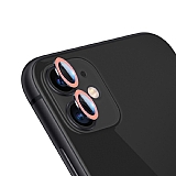 iPhone 12 6.1 inç Neon Pembe Kamera Lens Koruyucu