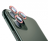 iPhone 11 Pro Neon Pembe Kamera Lens Koruyucu