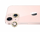 iPhone 13 Mini Gold Taşlı Kamera Lens Koruyucu