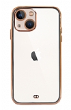 iPhone 13 Kamera Korumalı Bumper Siyah Silikon Kılıf