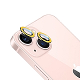 iPhone 13 Mini Neon Sarı Kamera Lens Koruyucu