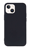 iPhone 13 Mini 5.4 in Mat Siyah Silikon Klf