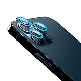iPhone 13 Pro Neon Mavi Kamera Lens Koruyucu