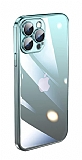 iPhone 13 Pro Max Geçişli Kamera Korumalı Siyah-Mavi Silikon Kılıf