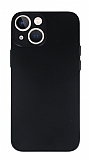 iPhone 13 Ultra İnce Siyah Tuşlu Siyah Kılıf