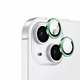 iPhone 15 Plus Safir Metal Yeşil Kamera Lens Koruyucu