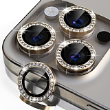 iPhone 15 Pro Titanium Crystal Taşlı Kamera Lensi Koruyucu