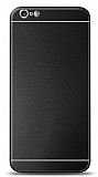 iPhone 6 Plus / 6S Plus Metal Siyah eritli Rubber Klf