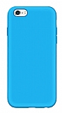 iPhone 6 Plus / 6S Plus Rainbow Mavi Silikon Klf