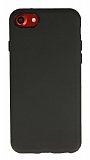 iPhone SE 2022 Siyah Silikon Klf