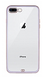 iPhone 7 Plus / 8 Plus Kamera Korumalı Bumper Mor Silikon Kılıf