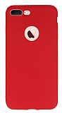 iPhone 7 Plus Mat Kırmızı Silikon Kılıf