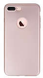 iPhone 7 Plus Mat Rose Gold Silikon Klf