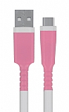 USB Type-C Pembe Kablo Koruyucu