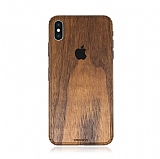 Woodenzy iPhone XS Max Doğal Ceviz Ahşap Kaplama