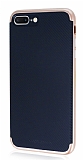Totu Design Pattern iPhone 7 Plus / 8 Plus Rose Gold Kenarlı Ultra Koruma Kılıf