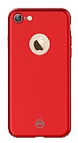 Joyroom iPhone 7 Tam Kenar Kırmızı Rubber Kılıf