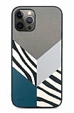 Kajsa iPhone 12 Pro Max 6.7 inç Glamorous Zebra Combo Füme Rubber Kılıf
