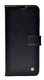 Kar Deluxe Infinix Smart 5 Cüzdanlı Yan Kapaklı Siyah Deri Kılıf