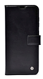 Kar Deluxe Realme C11 2021 Cüzdanlı Yan Kapaklı Siyah Deri Kılıf