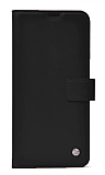 Kar Deluxe Xiaomi Poco M5s Kapaklı Cüzdanlı Siyah Deri Kılıf