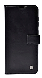 Kar Deluxe Xiaomi Redmi 9A Kapakl Czdanl Siyah Deri Klf