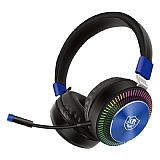 Karler Bass GM 033 LED Işıklı Kulaküstü Mavi Oyuncu Kulaklığı