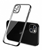 Keephone iPhone 13 Kamera Korumalı Mat Siyah Rubber Kılıf
