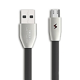 Konfulon S53 Siyah Ledli Micro USB Data Kablosu 1m