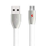 Konfulon S53 Beyaz Ledli Micro USB Data Kablosu 1m