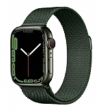 KRD-01 Apple Watch 7 Yeşil Metal Kordon 41mm