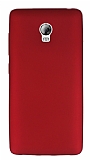 Lenovo Vibe P1 Mat Kırmızı Silikon Kılıf